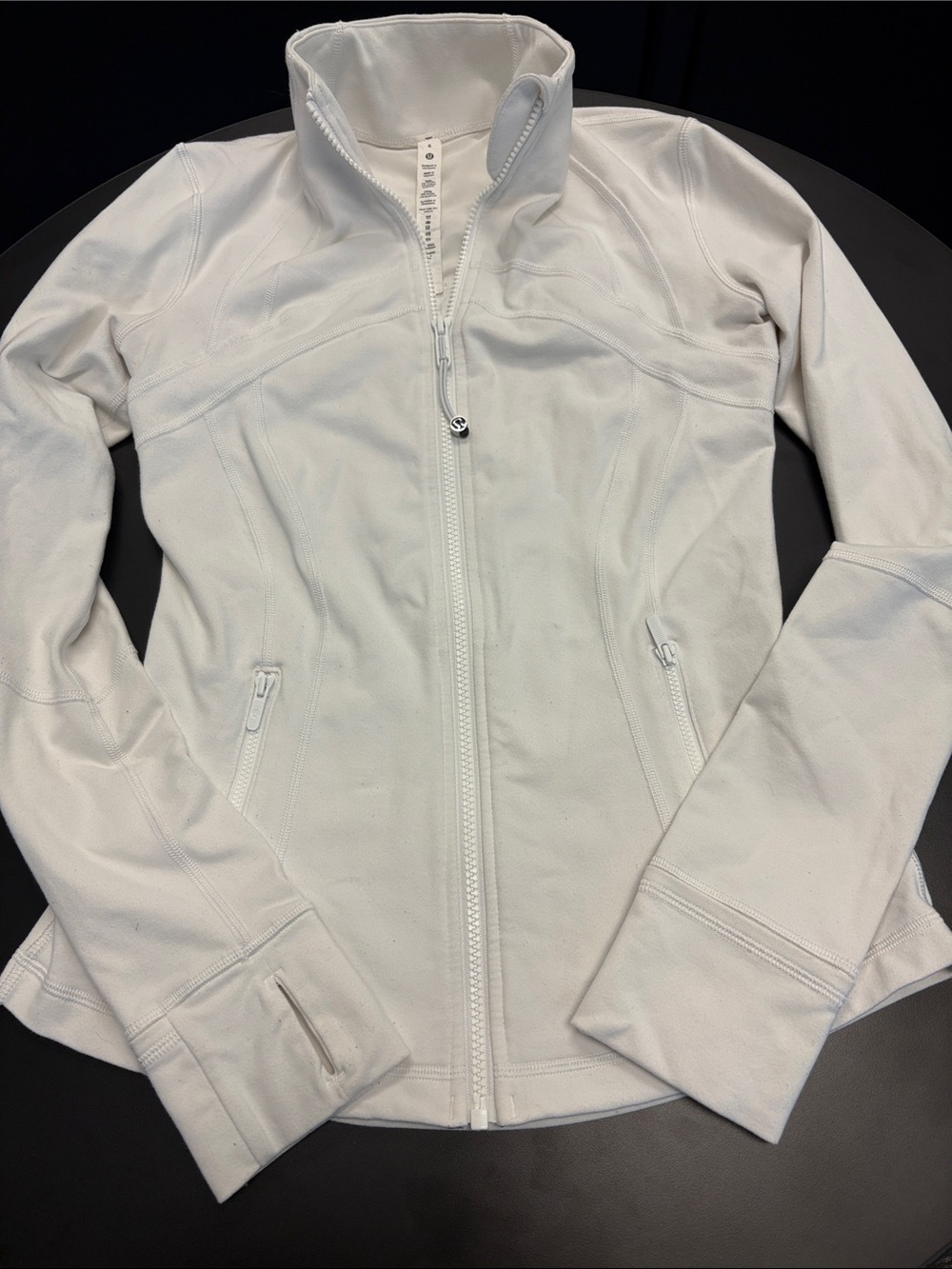 lululemon athletica White Full-Zip Performance Jacket